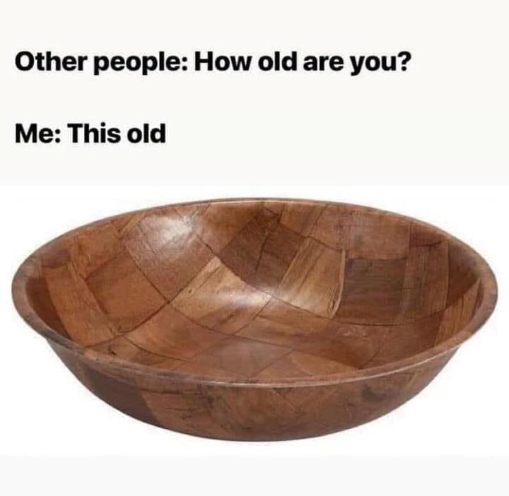 A large checkerboard wooden bowl