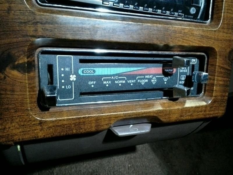 analog temperature car control