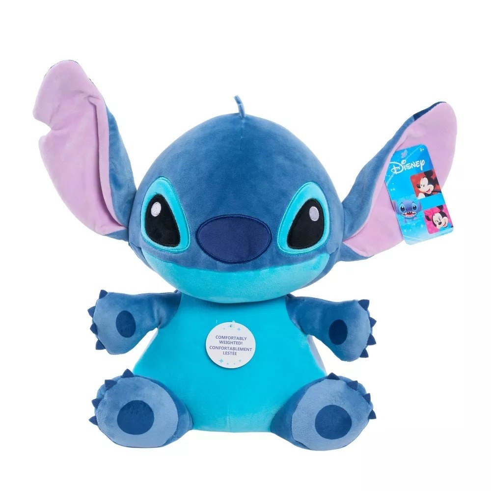 A plush toy of Stitch from the movie Lilo and Stitch