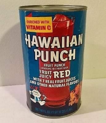 can of Hawaiian Punch