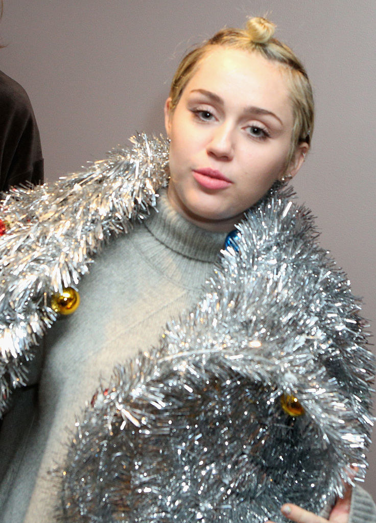 Closeup of Miley Cyrus