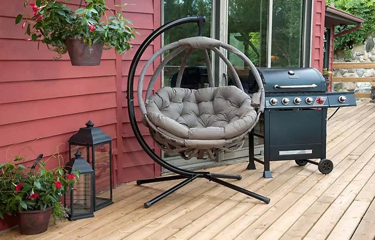 The hanging ball chair