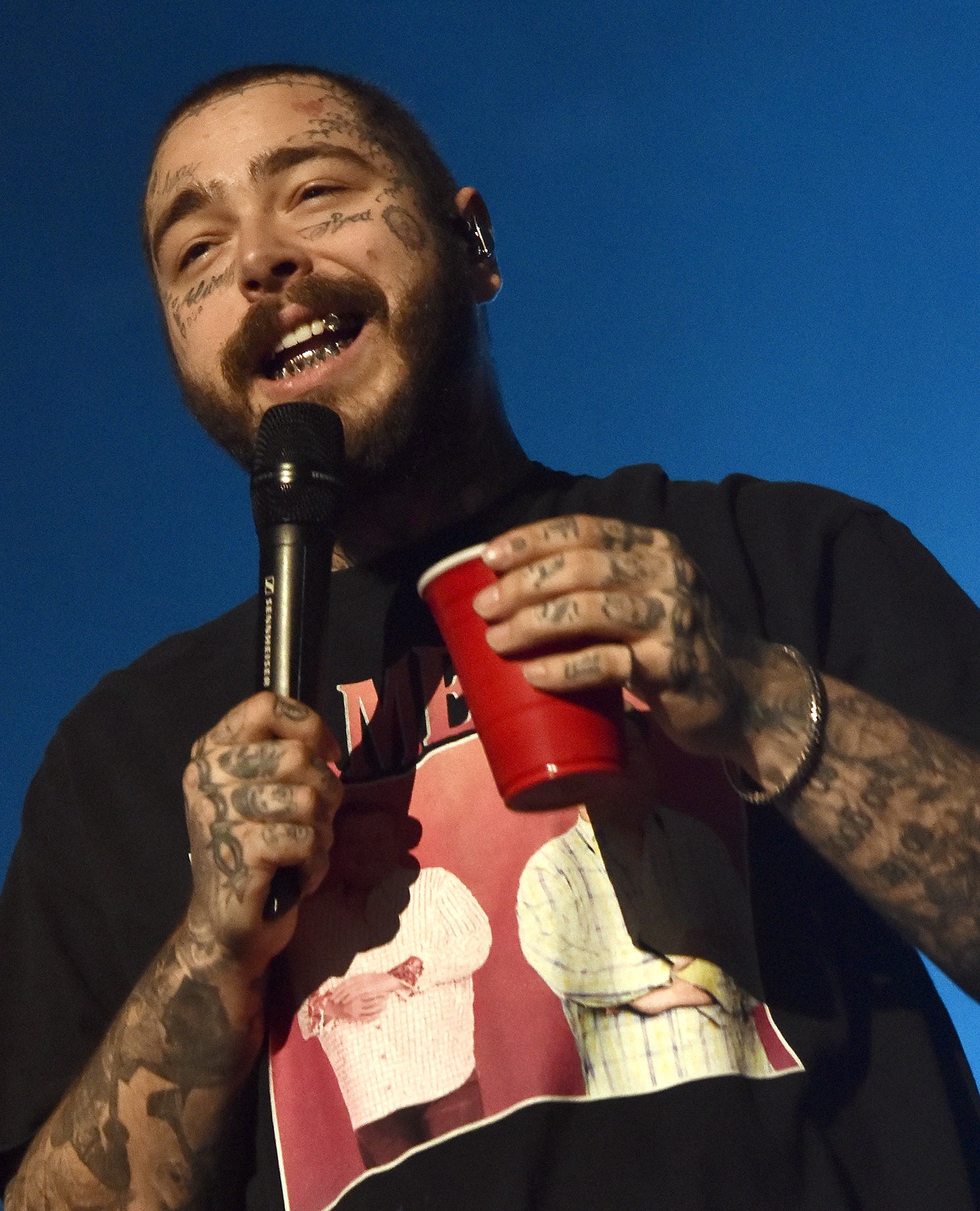 Post Malone onstage