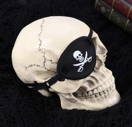 Parche de pirata para disfraz fácil de halloween