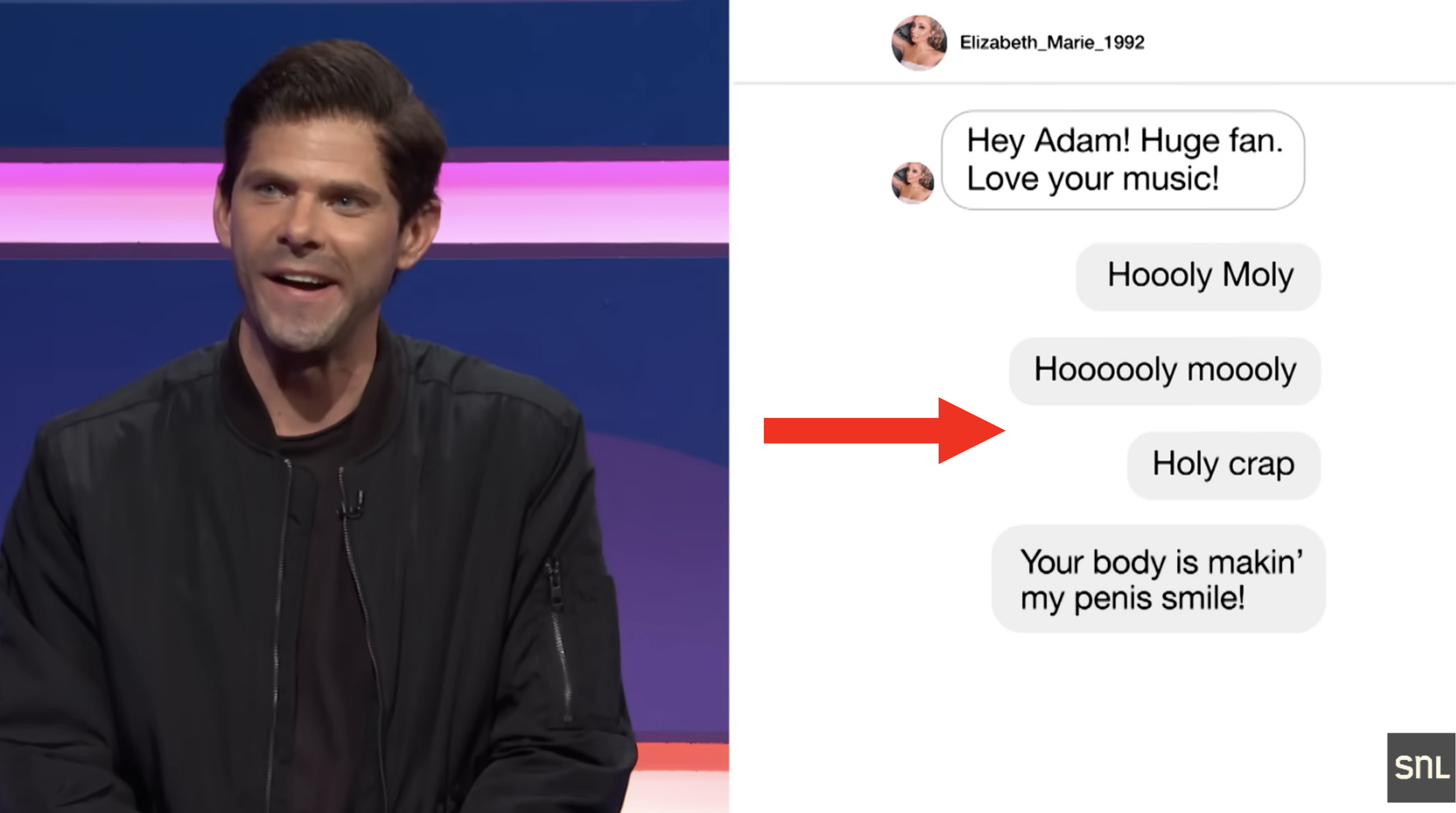 SNL Adam Levine And Armie Hammer Texts Skit - 20