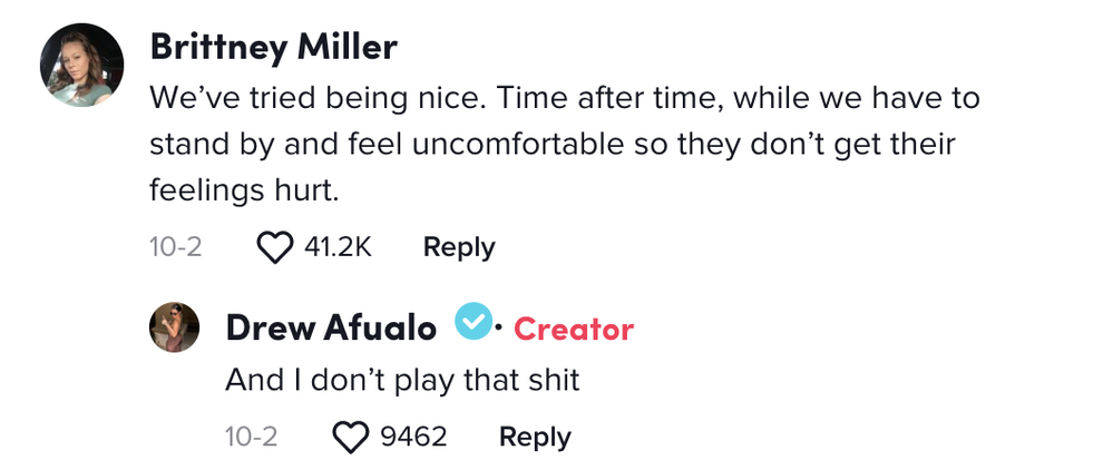 TikTok's Drew Afualo Explained She's Mean On Purpose