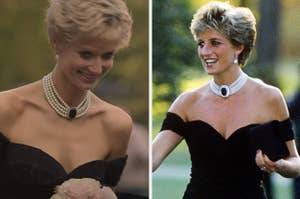 Elizabeth Debicki as Princess Diana in The Crown