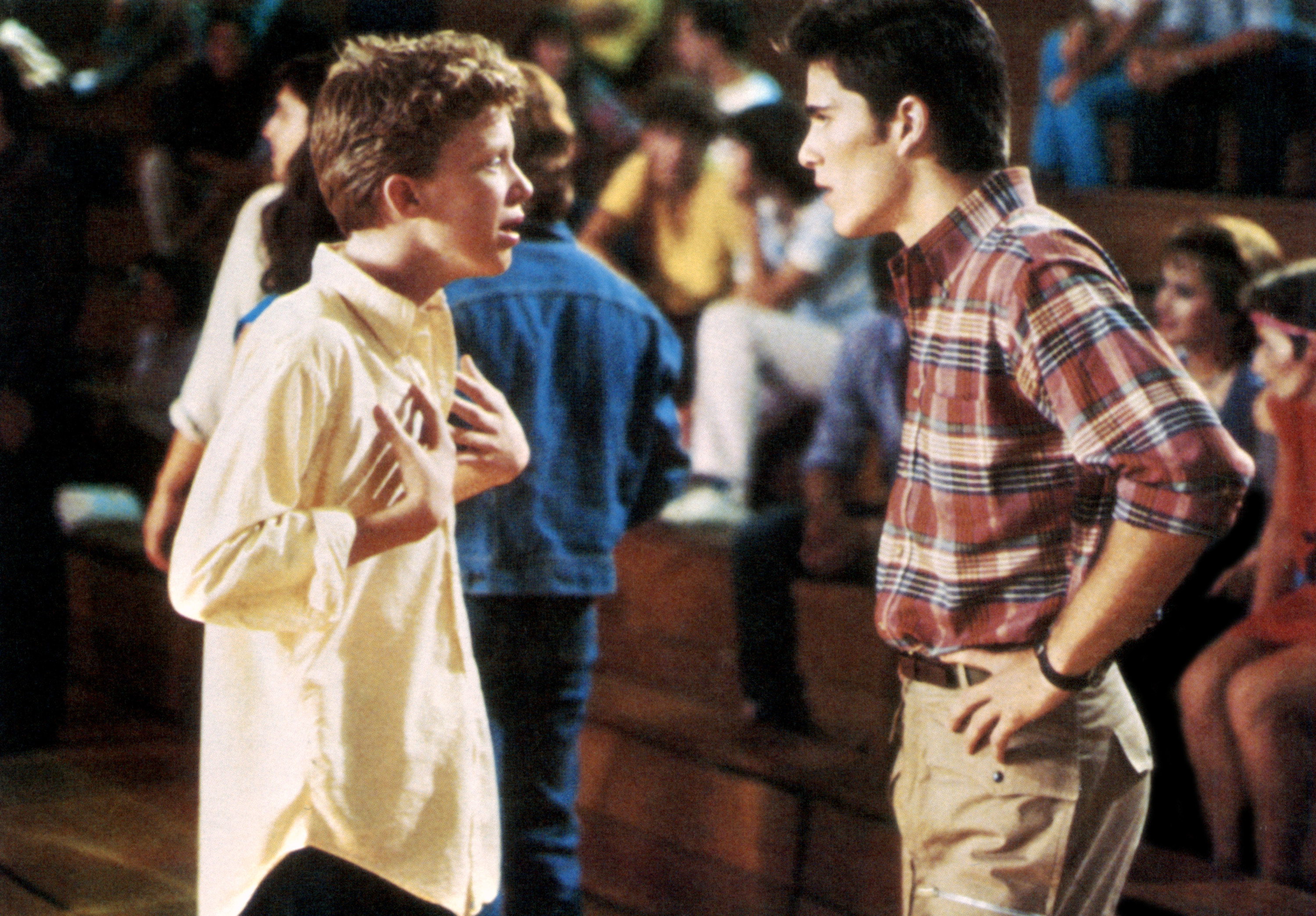 Michael with Anthony Michael Hall in 16 Candles