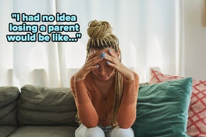 Two people holding hands