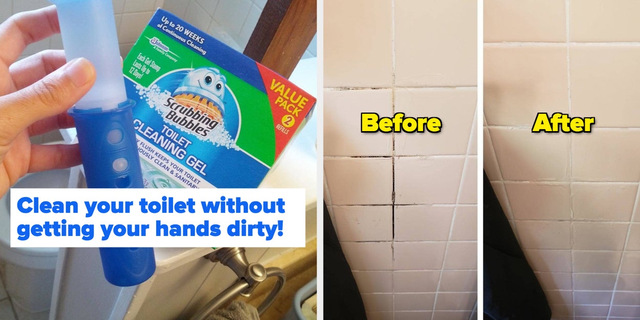 Cleaning fans rave about the new scrub daddy toilet wand which