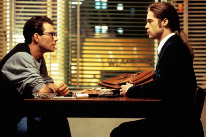 Christian Slater and Brad Pitt in Interview with the Vampire