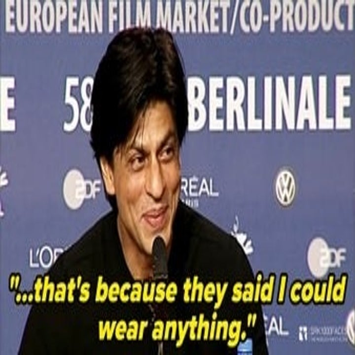 Shahrukh Khan smiling