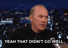 Michael Keaton saying &quot;Yeah that didn&#x27;t go well&quot; on &quot;The Tonight Show&quot;