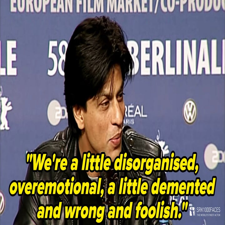 Shahrukh Khan speaking