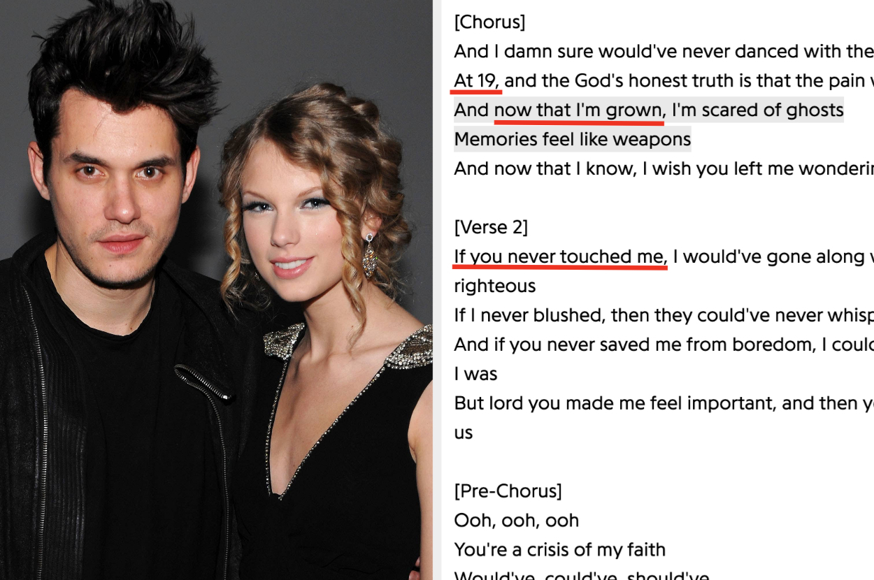 The meaning of this lyric only just hit me now! What Taylor lyrics