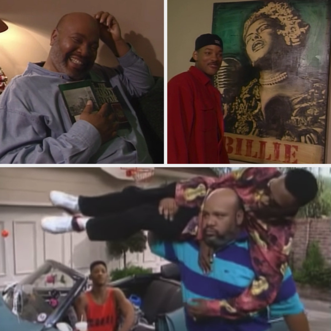 Avery&#x27;s dressing room; Avery and DJ Jazzy Jeff in &quot;The Fresh Prince of Bel-Air&quot;