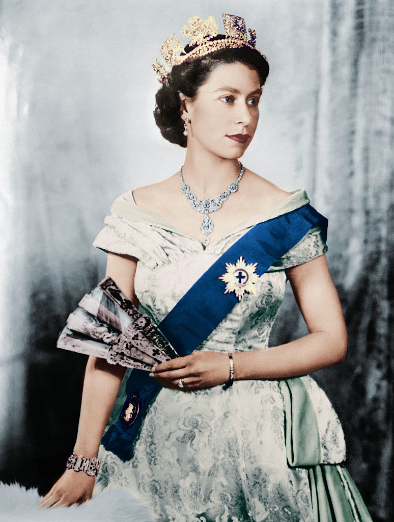 portrait of Queen Elizabeth II