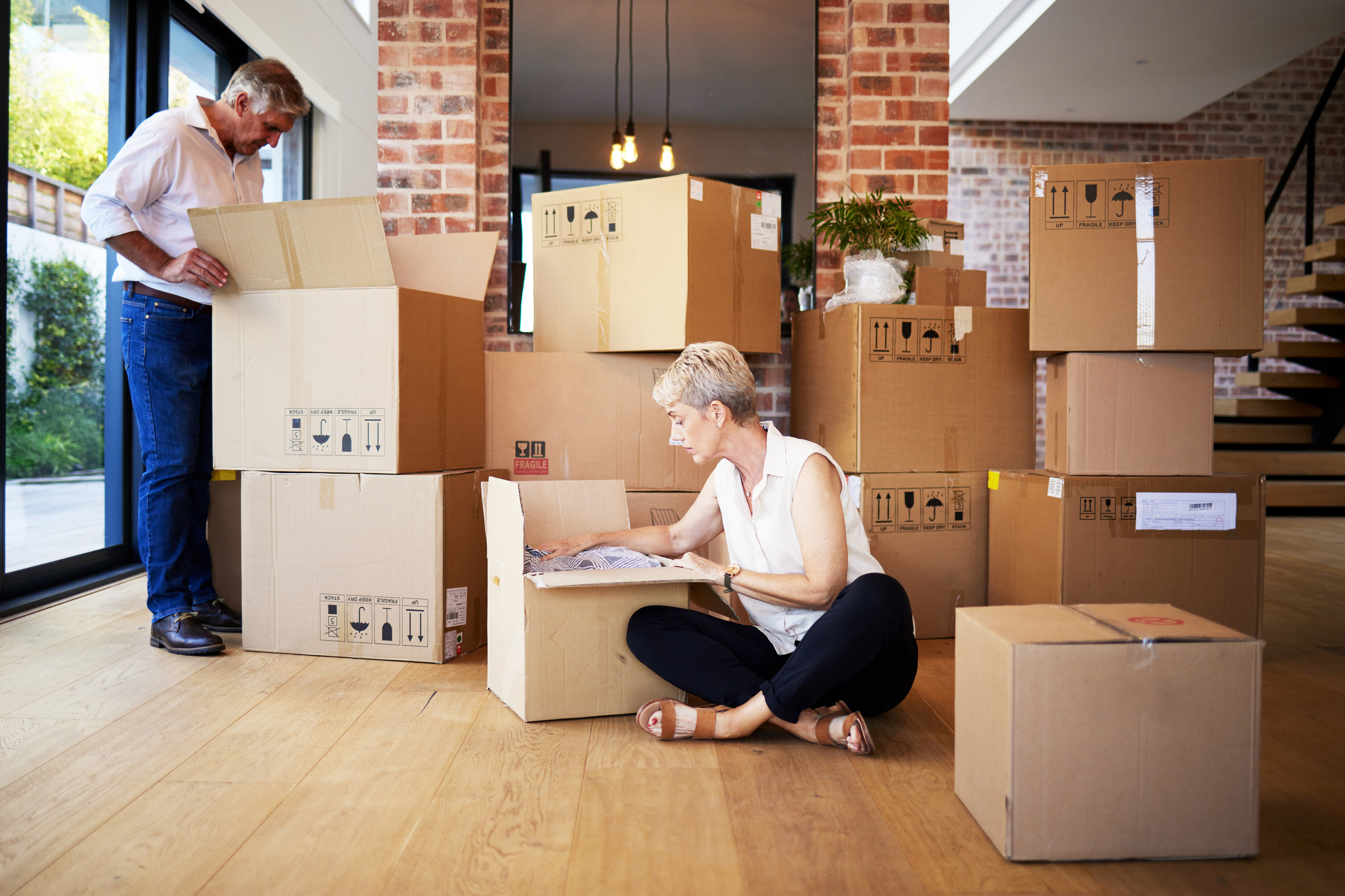 Pile of  packages left in front of house leaves TikTok baffled