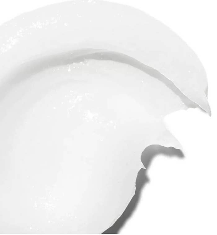 A smear of white Clinique cream