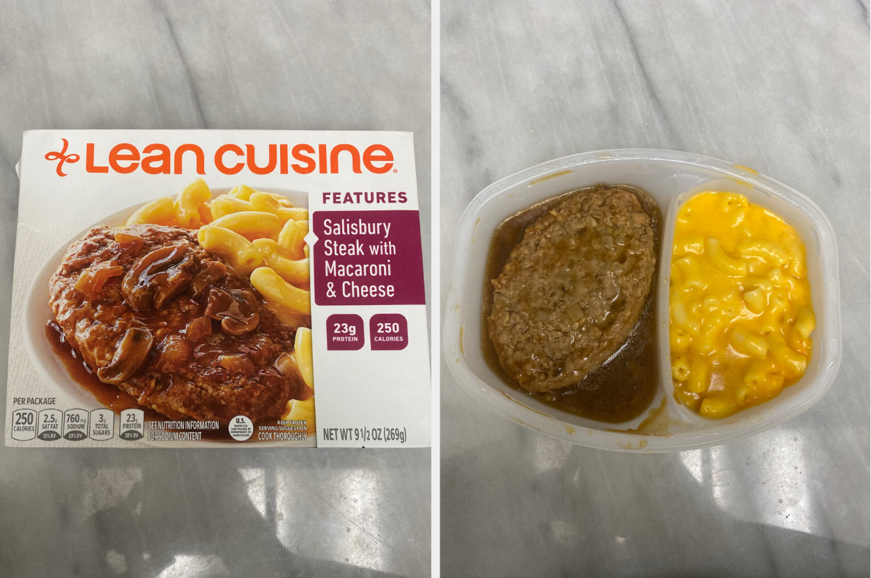 Lean Cuisine Salisbury Steak with Macaroni &amp;amp; Cheese