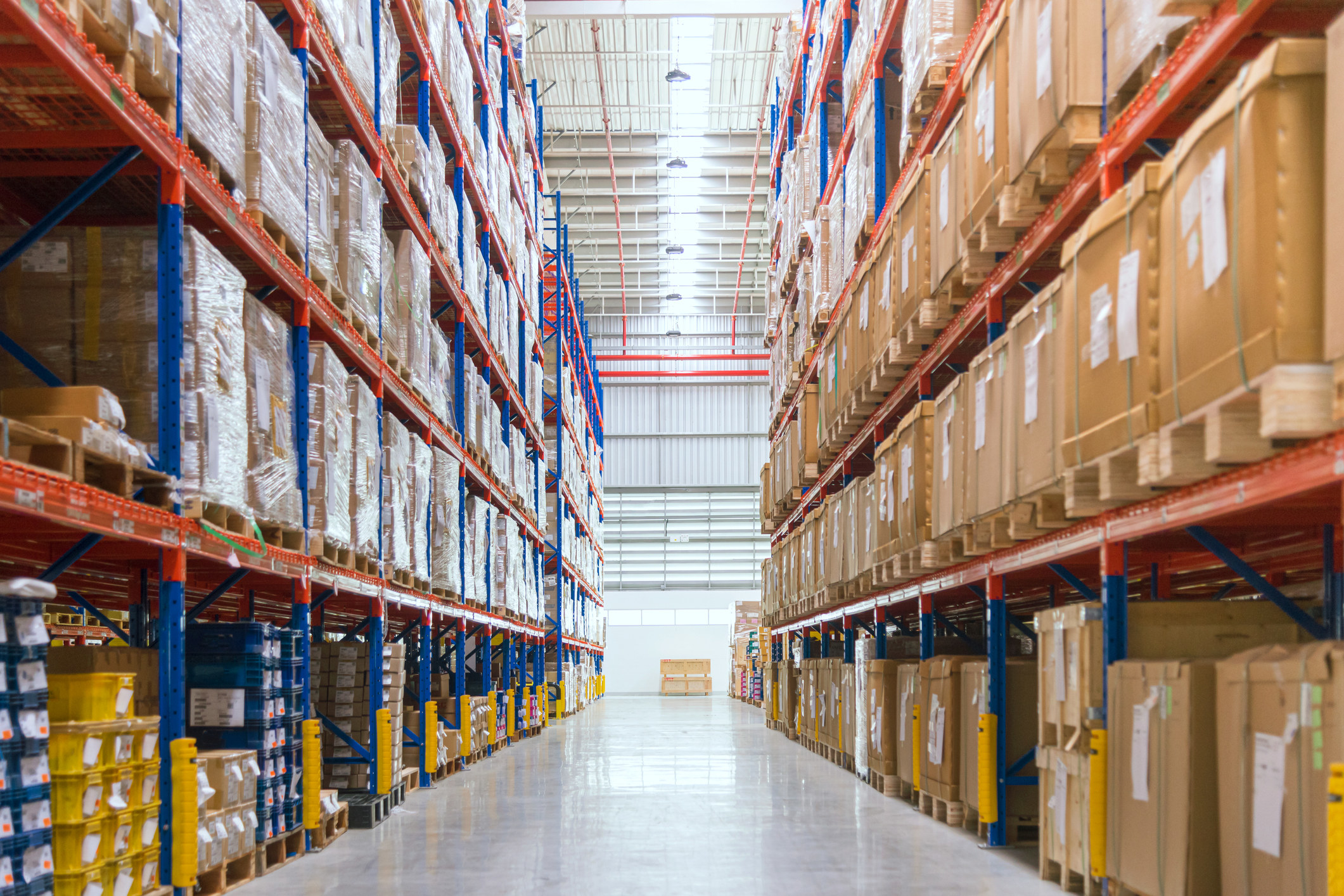 Home Depot warehouse aisle