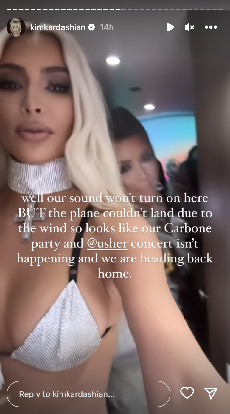 Kim Kardashian Posts About Private Jet Birthday Fail - 34