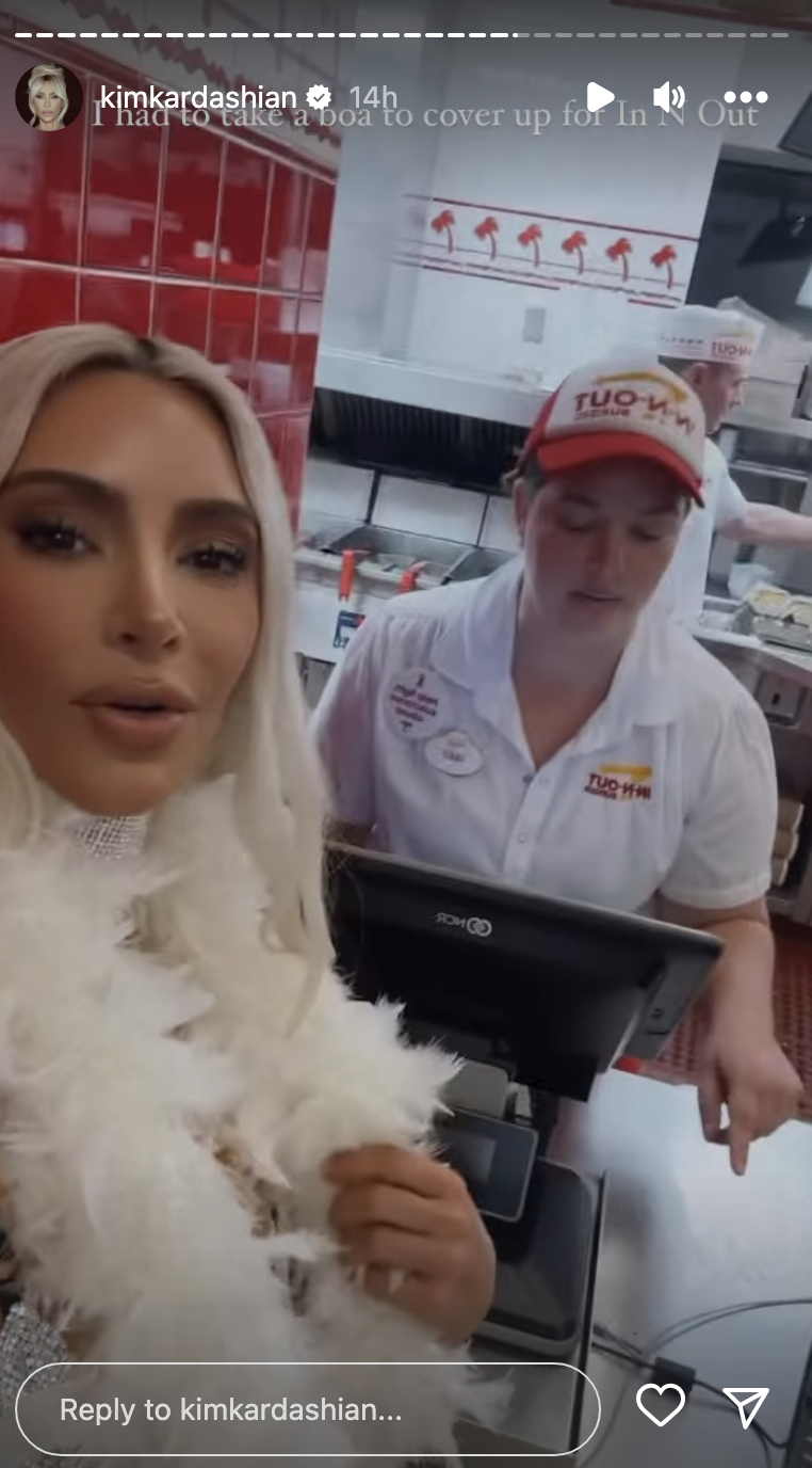 Kim at In N Out