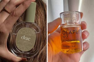 Dae hair oil and Olaplex oil