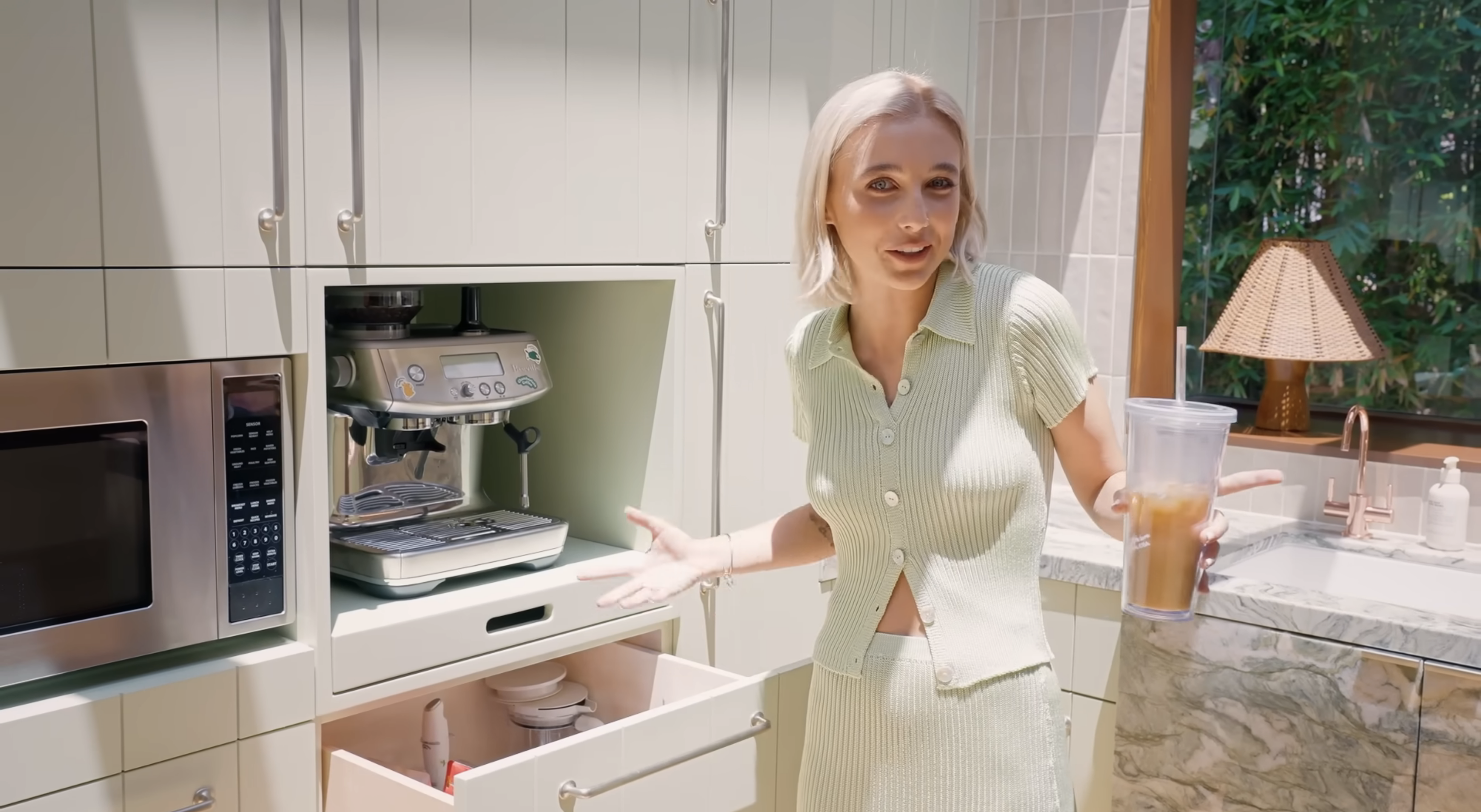 Emma in her kitchen