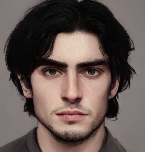 An AI portrait of Criston Cole according to the book Fire and Blood