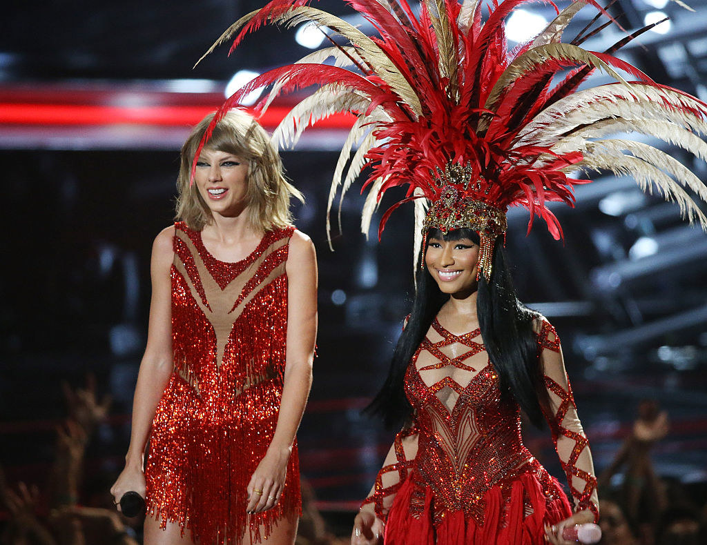 Taylor Swift and Nicki Minaj onstage together