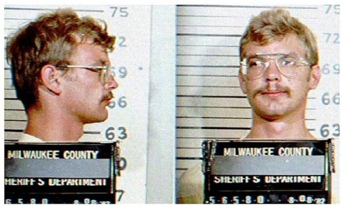 Jeffrey Dahmer mugshot in August 1982