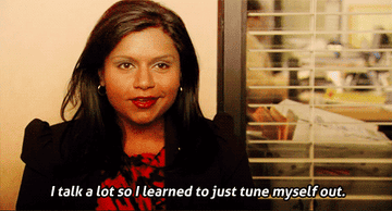 Mindy Kaling from &quot;The Office&quot; chatting