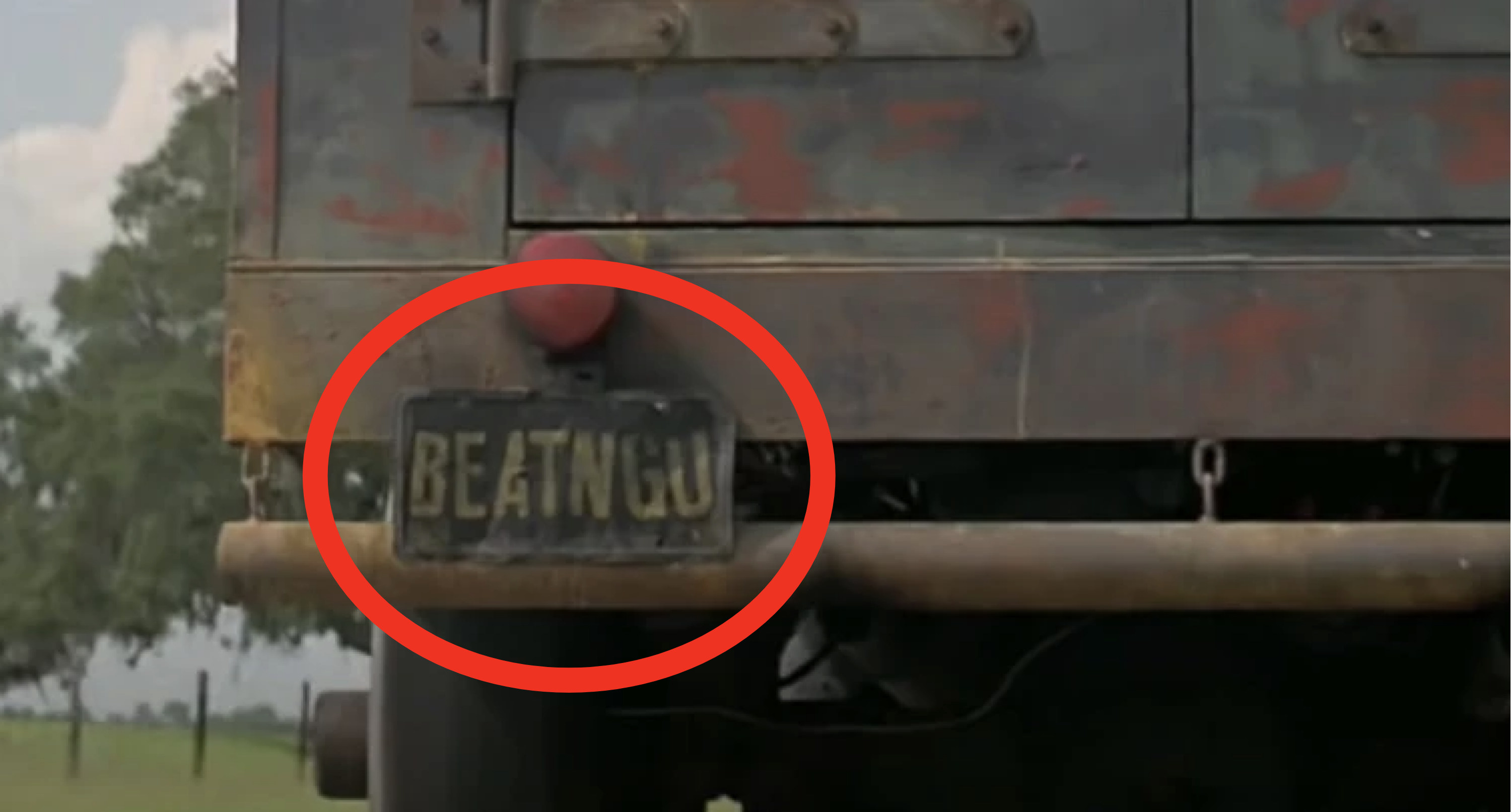 &quot;BEATNGU&quot; license plate