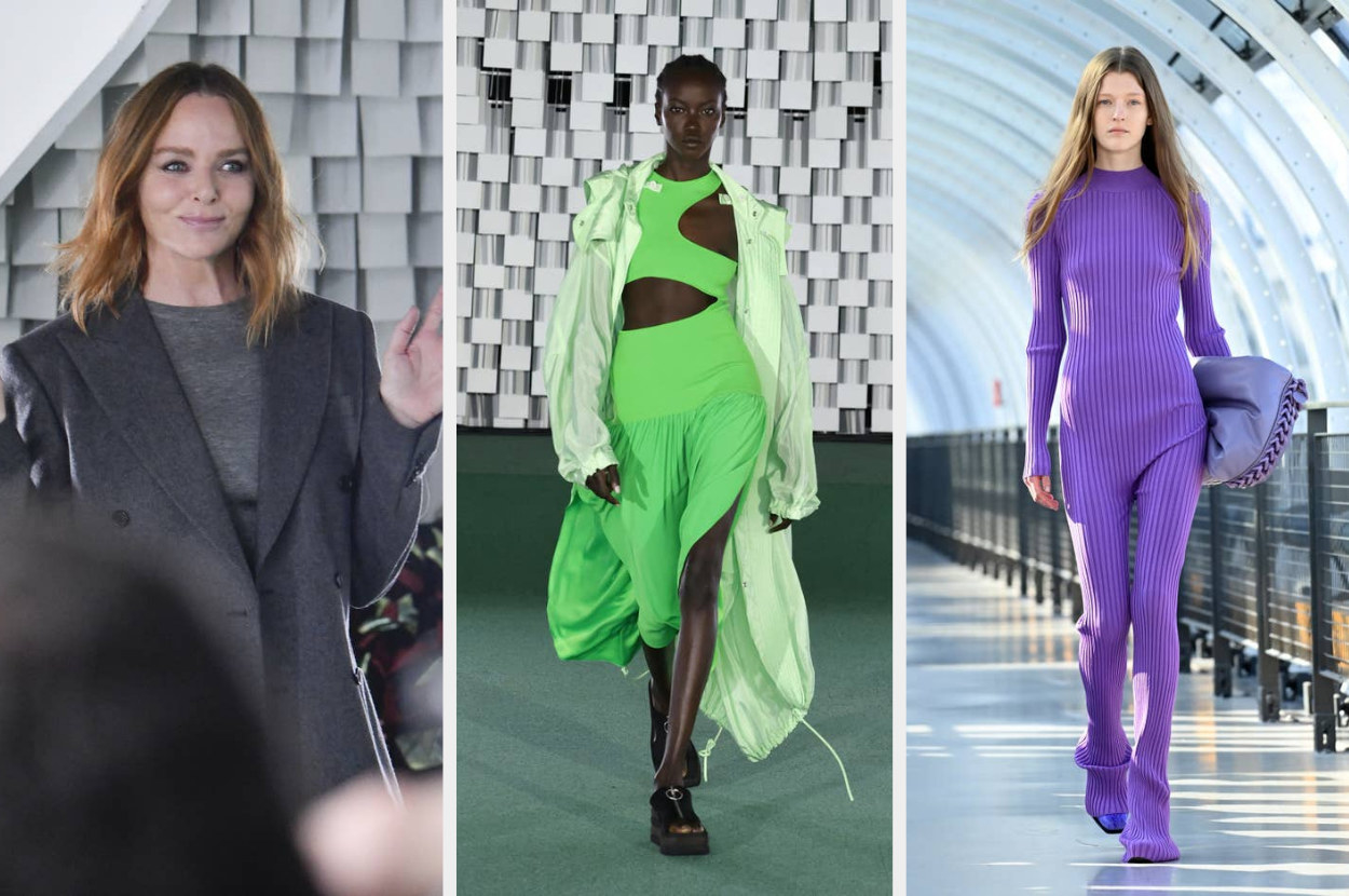 Stella McCartney walks the runway during her Ready to Wear Spring/Summer 2022 show, Models walk the runway during the Stella McCartney Womenswear Spring/Summer 2022 show, and the Stella McCartney Womenswear Fall/Winter 2022-2023 show