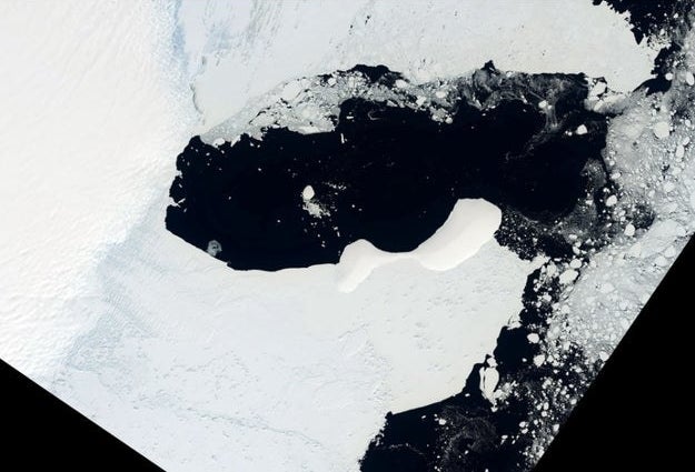 East Antarctica Ice Shelf Collapses