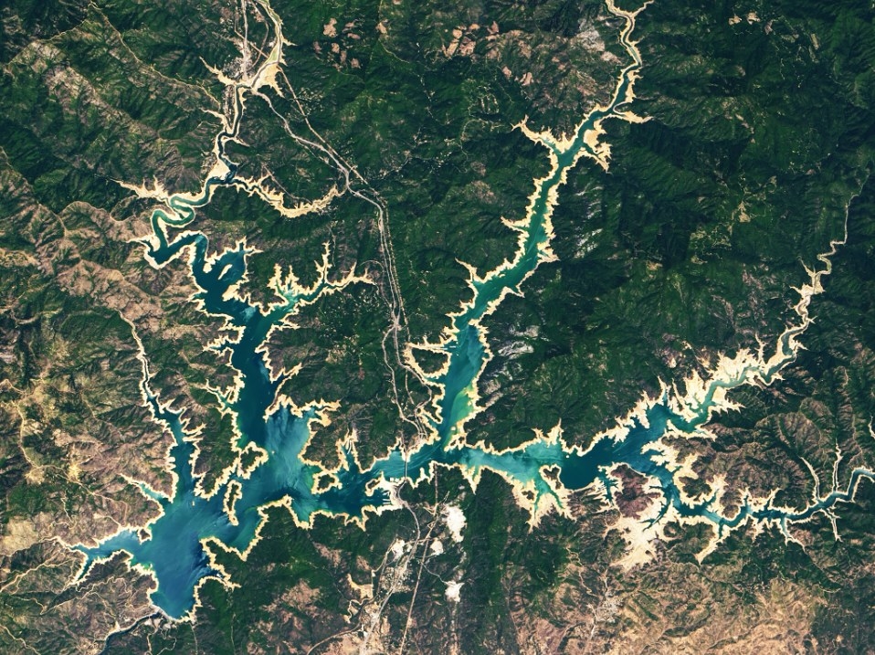 Drought Shrinks California&#x27;s Shasta Lake