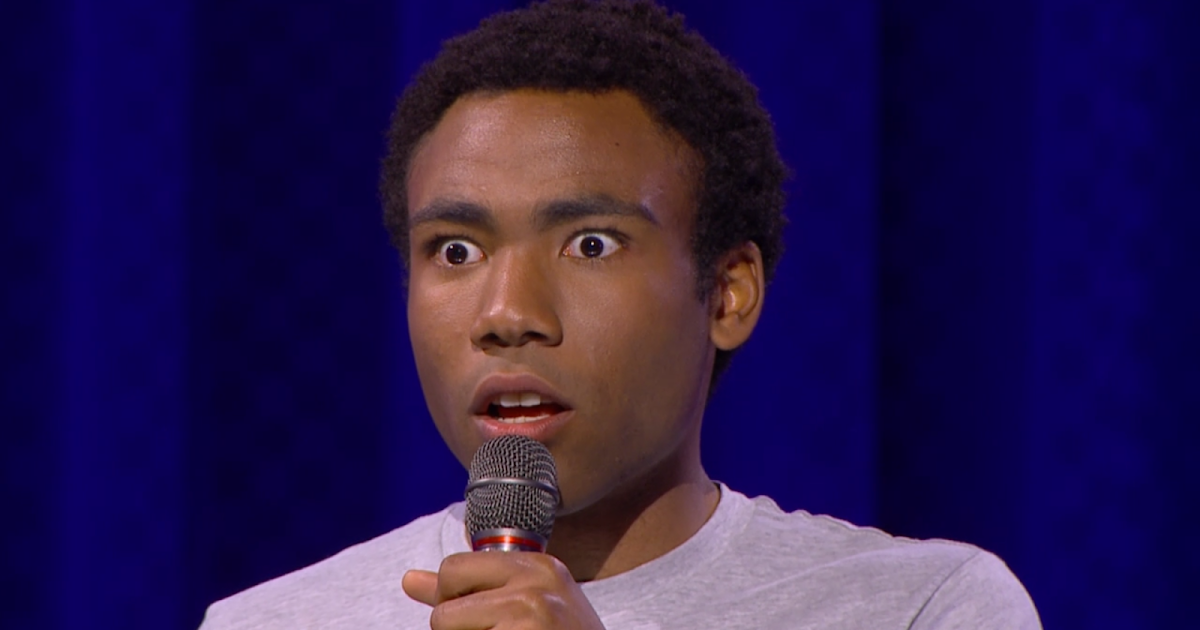 Donald Glover does standup comedy