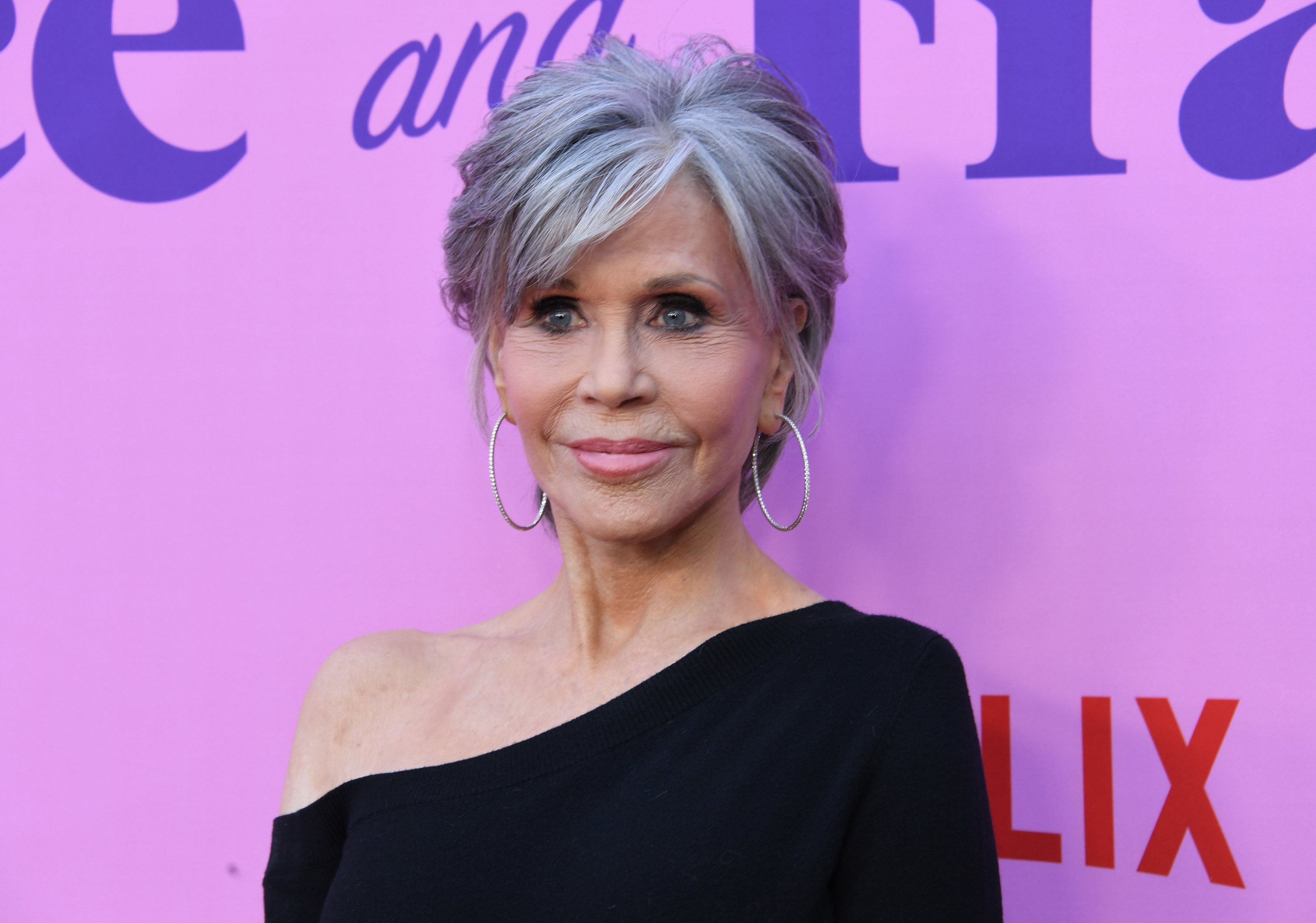 jane fonda at a grace and frankie event
