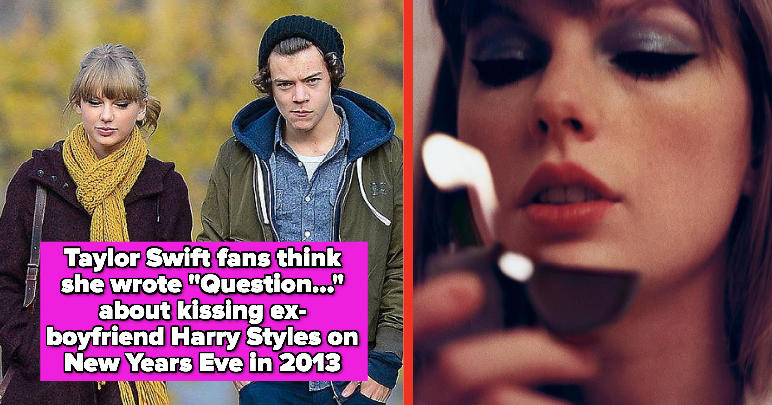 harry styles kissing taylor swift on new years