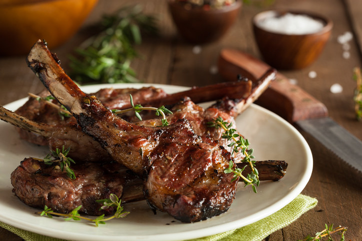 plate of ribs