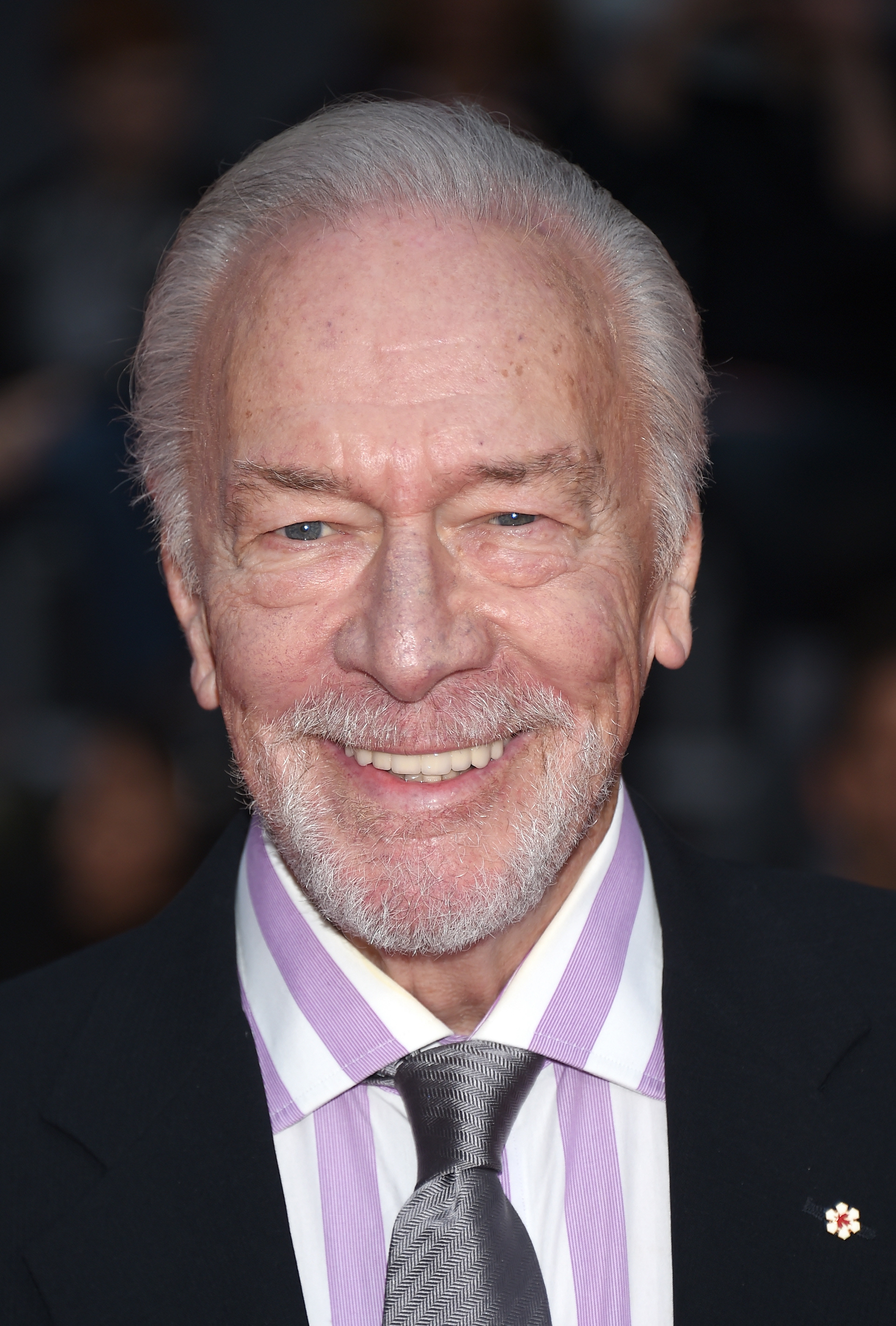 Closeup of Christopher Plummer