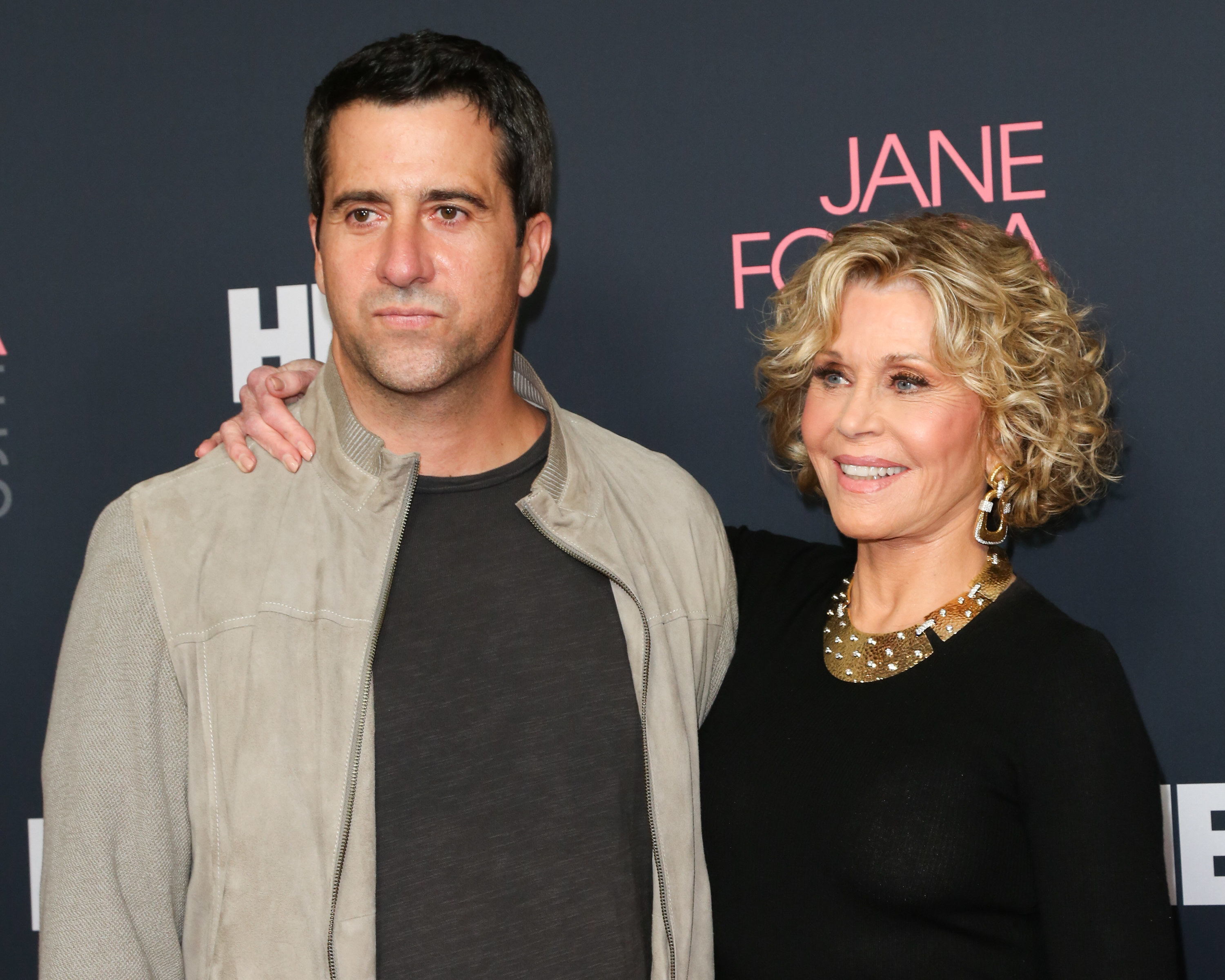 Troy Garity and Jane Fonda