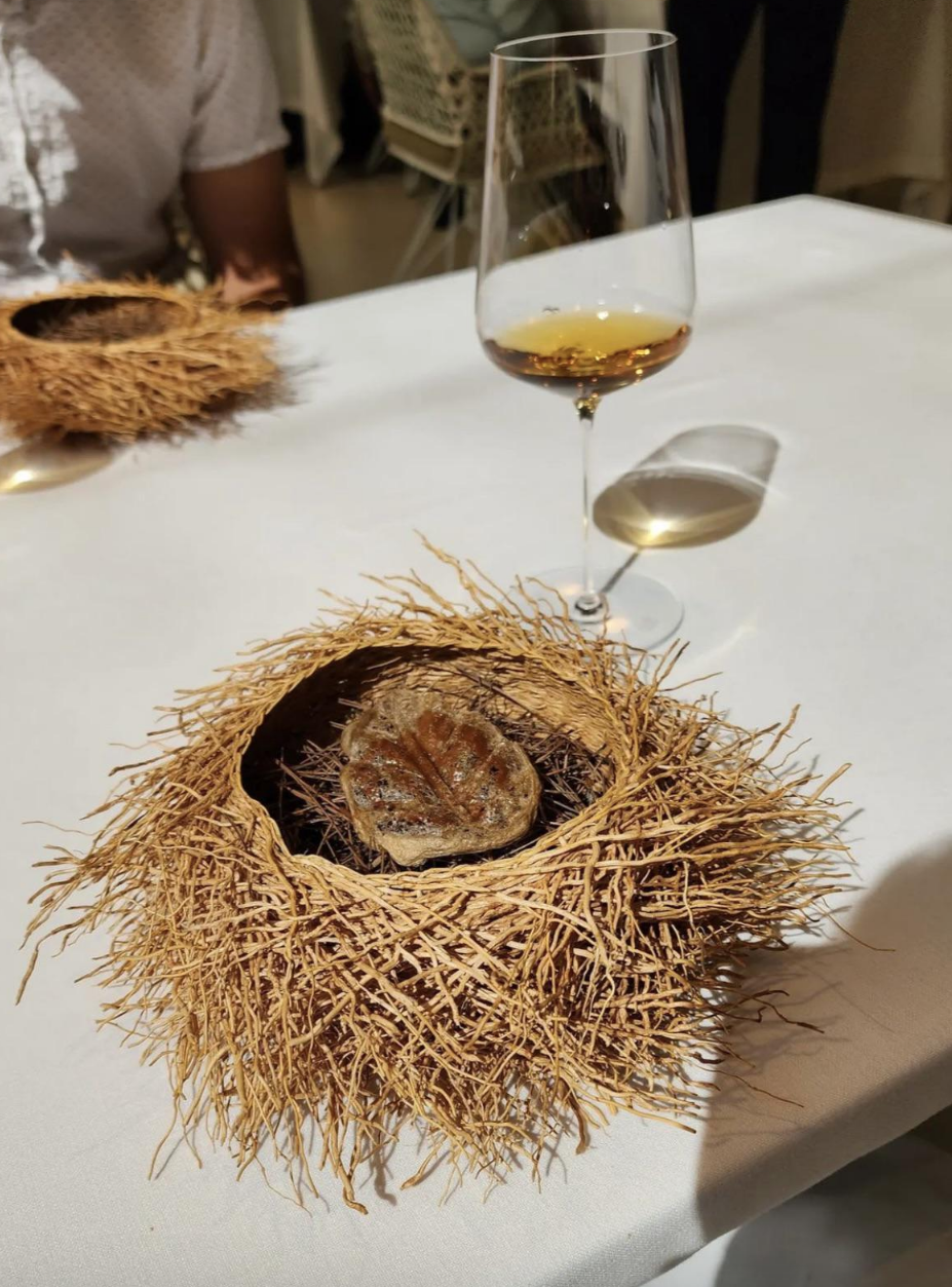 Food in a nest
