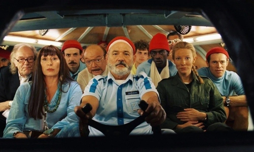 People in a submarine in &quot;The Life Aquatic&quot;