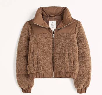 the brown sherpa jacket