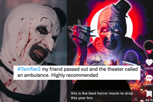 People On TikTok Said A Horror Movie Called “Terrifier 2” Is Making People Vomit And Walk Out Of Theaters, So Of Course I Went To See If It’s Legit