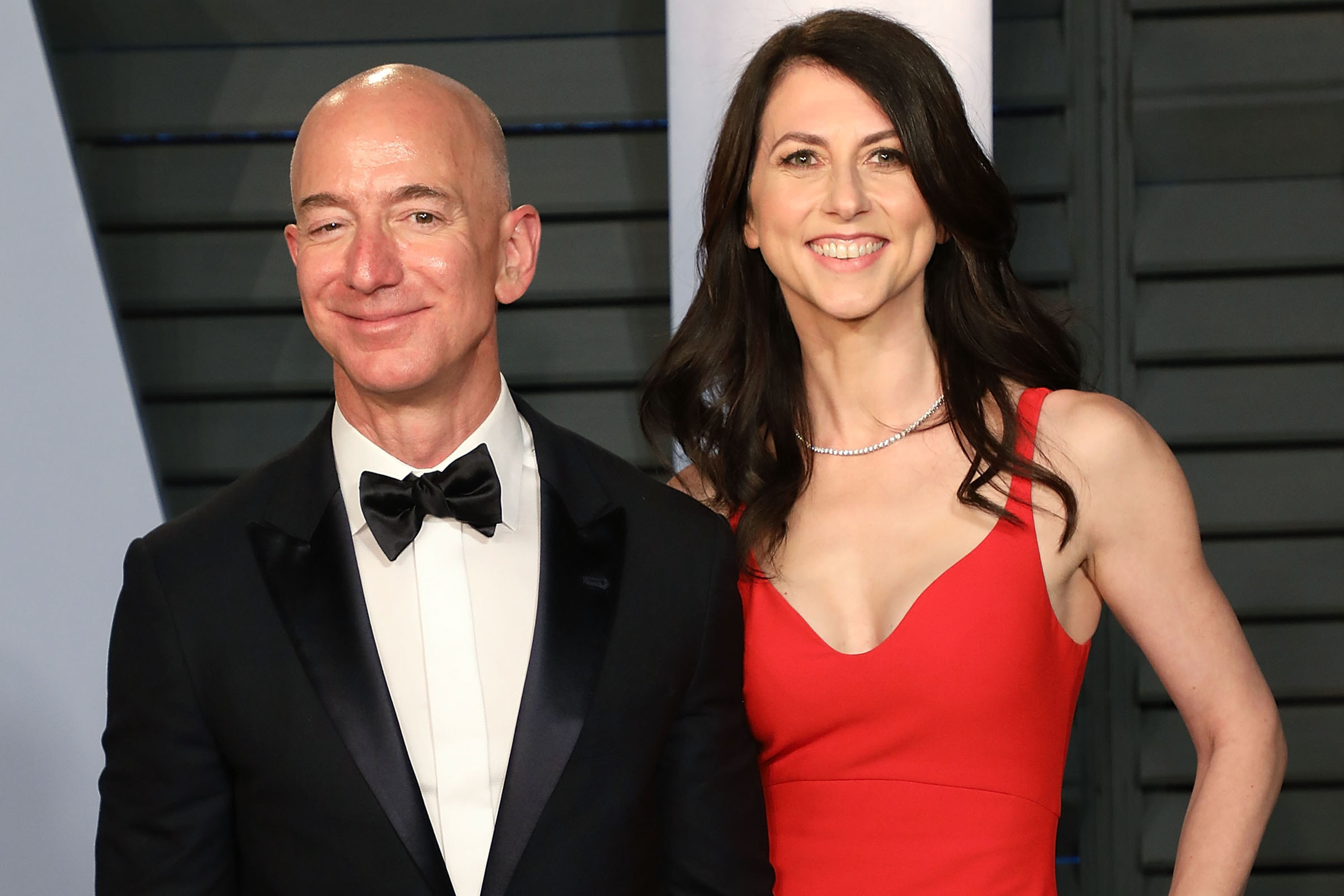 Mackenzie next to jezz bezos