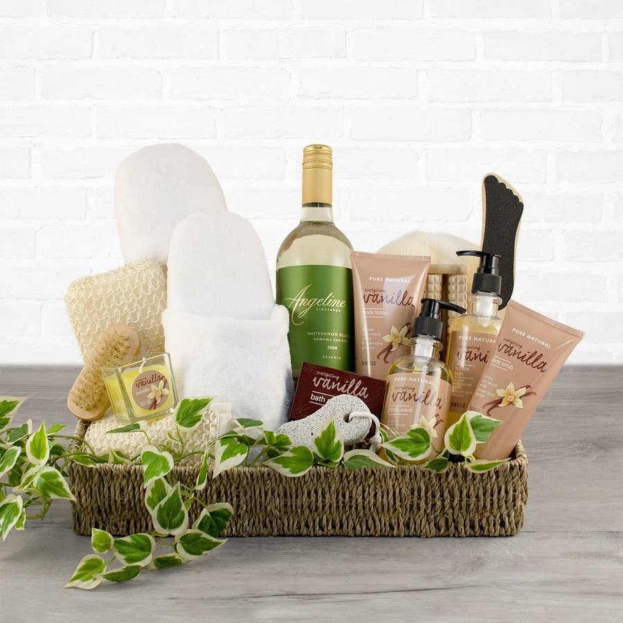 White Wine Gift Baskets & Sets Delivered