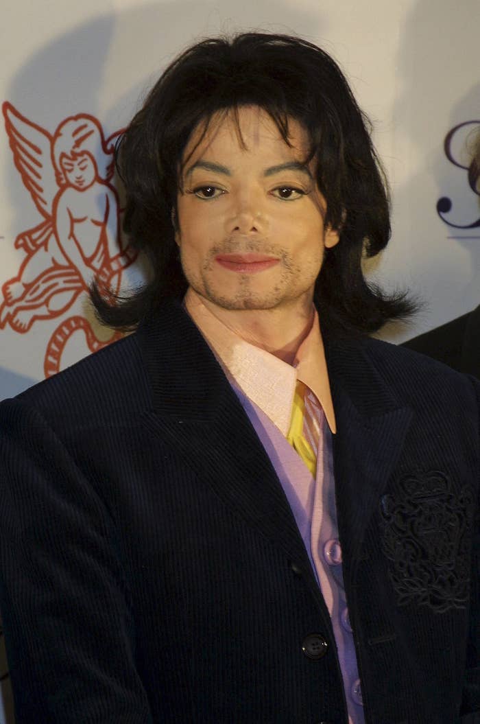 Michael Jackson on the red carpet